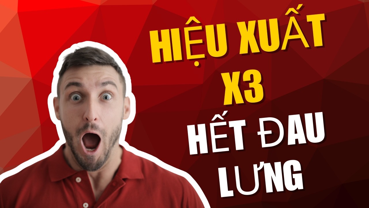 gấp 3 lần và hết đau lưng nhờ phương pháp Pomodoro I KHỎE