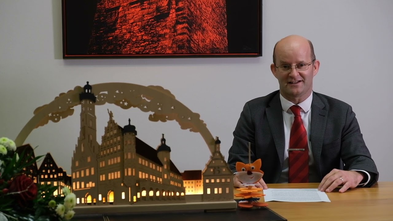 Neujahrsansprache Rothenburg ob der Tauber 2025: Oberbürgermeister Dr. Markus Naser