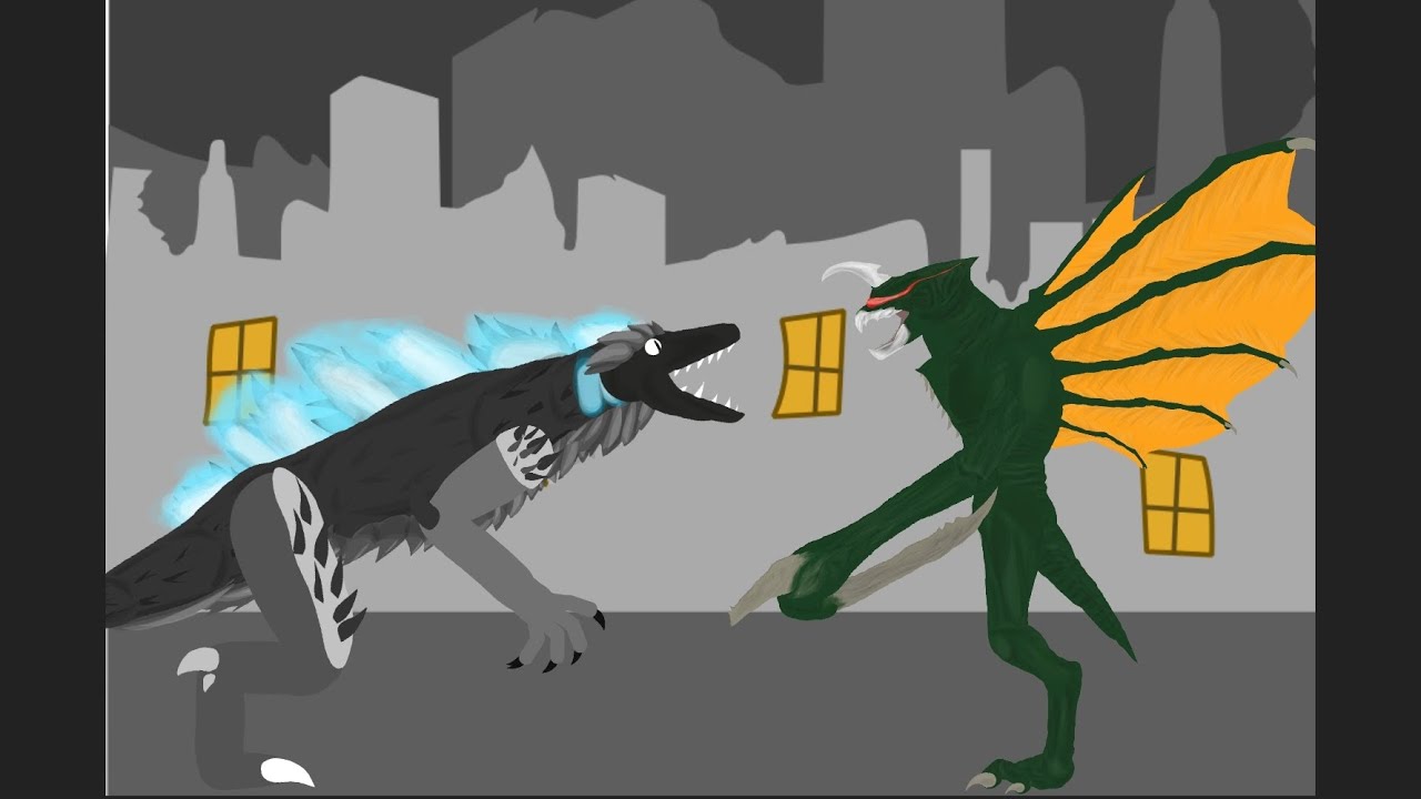 Mosazilla vs gigan epic battle