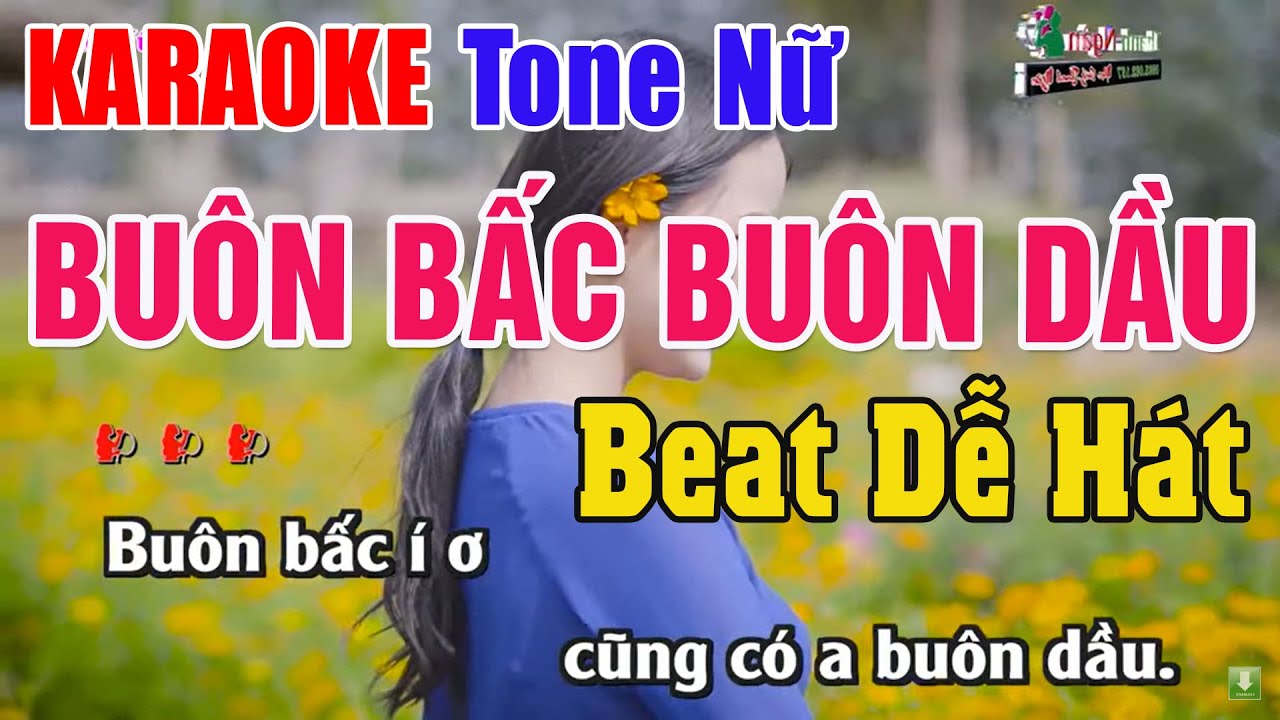 Buôn Bấc Buôn Dầu Karaoke Tone Nữ - Beat Chuẩn Dễ Hát | Nhạc Sống Thanh Ngân