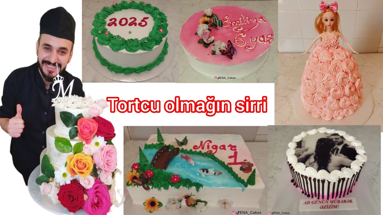 2024-cu ilin Maraqlı Tortları / Nişan Tortu / Ad günü Tortu / Barbi Tortu / Красивые Торты