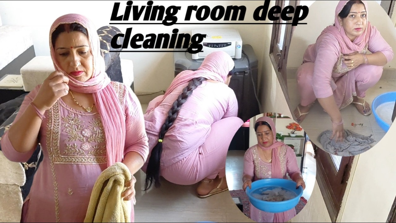 Living Room Deep Cleaning | Cleaning Motivation | Indian Housewife Daily Vlog | Yamunanagar