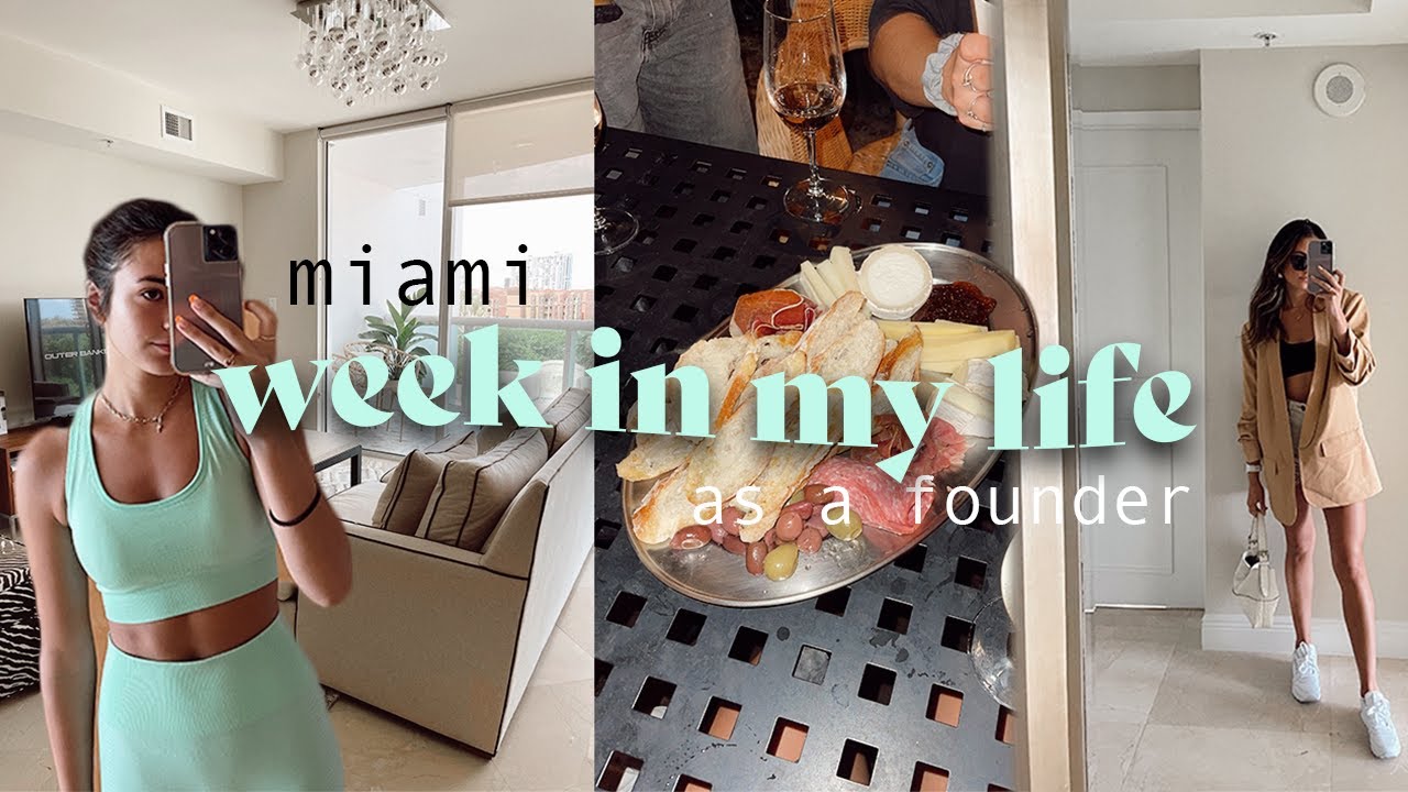 Miami Work Week in my Life as a Founder of a Startup!
