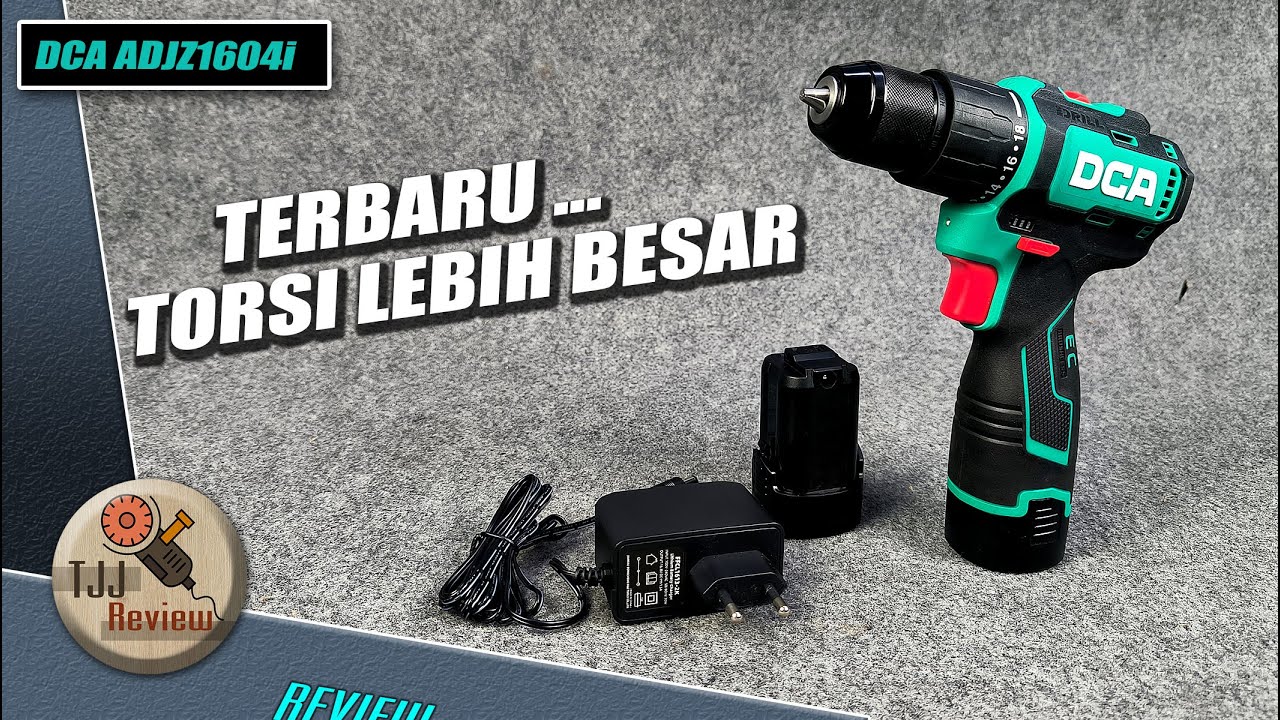 Review Hammerdrill DCA Terbaru! tangguh & praktis pakai baterai 16V 4 Cell - DCA ADJZ1604i