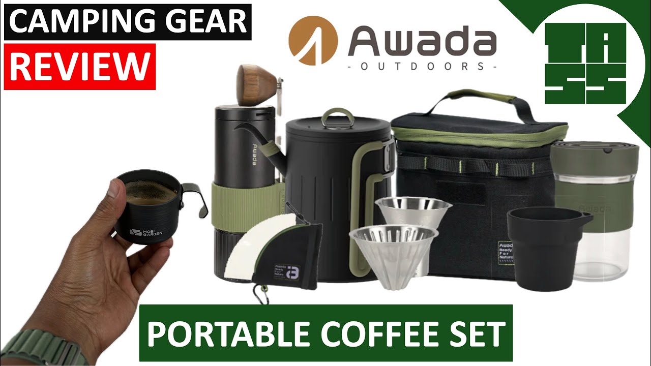 CAMPING GEAR REVIEW | Awada | Outdoor Portable Coffee Set | All in One