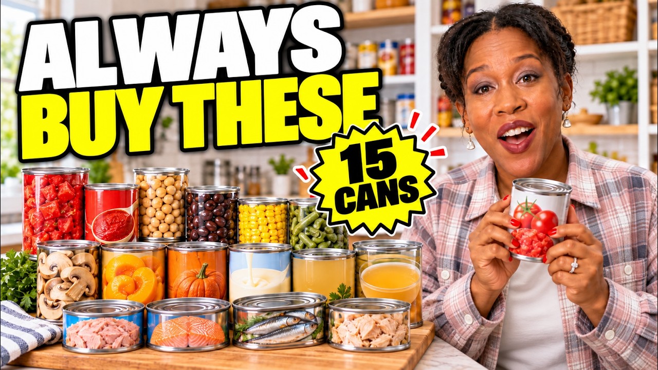 Always Keep These 15 Canned Foods in Your Pantry | Save Hundreds Every Year