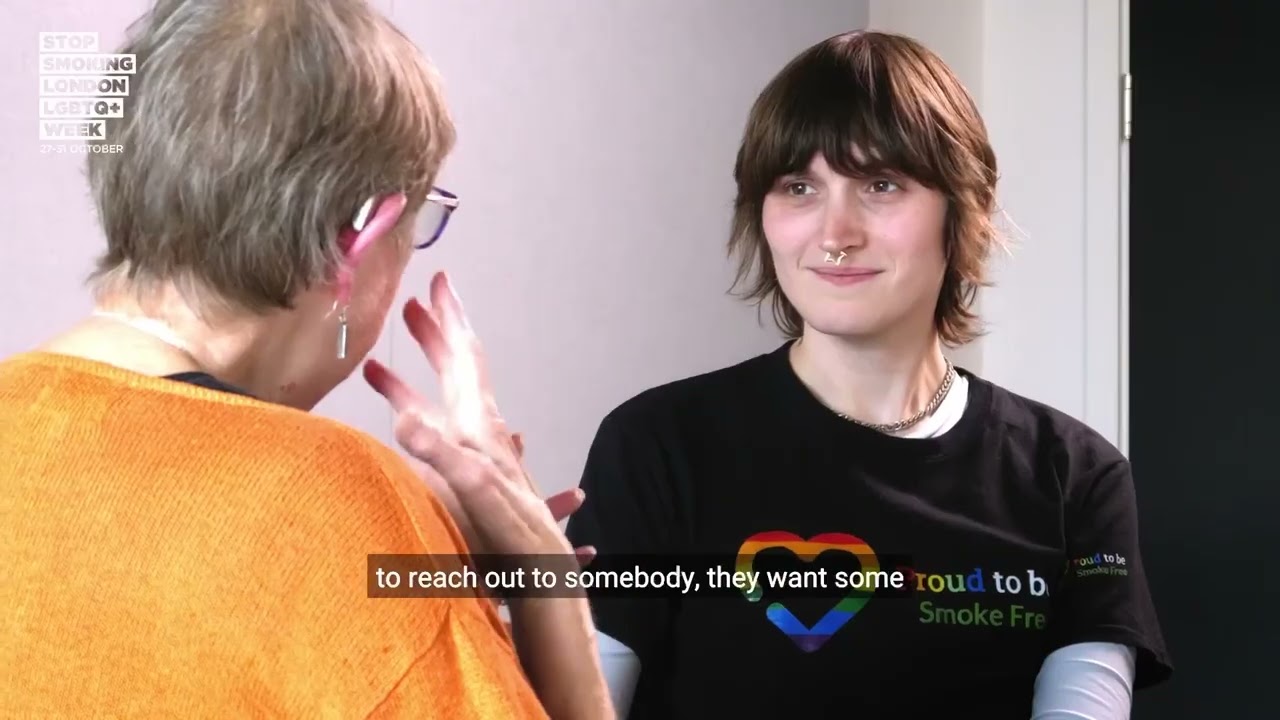 Find out about the Smoke Free App for London and Quit Aids - Stop Smoking London LGBTQ+ Week