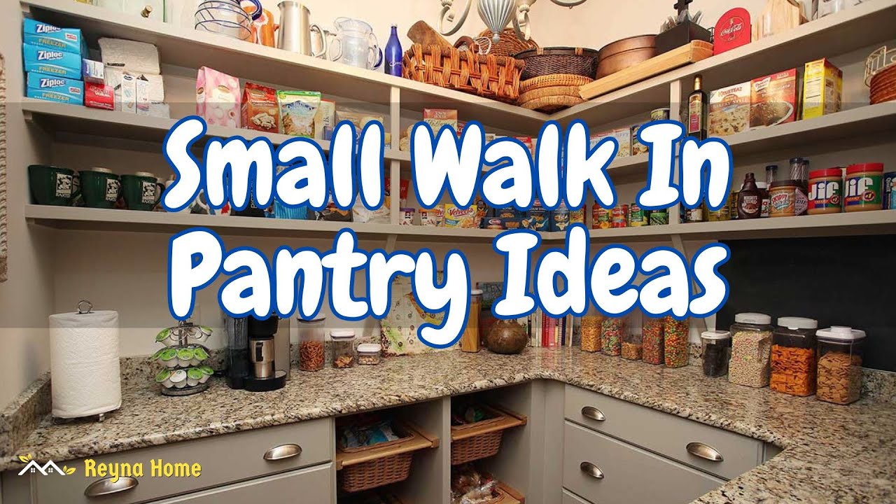 Creative Walk-In Designs For Tiny Spaces Pantry Perfection Storage Small Walk In Pantry Ideas