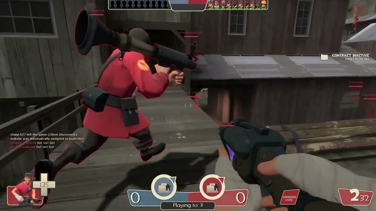 Team Fortress 2. Но с каждой смерти я меняю класс