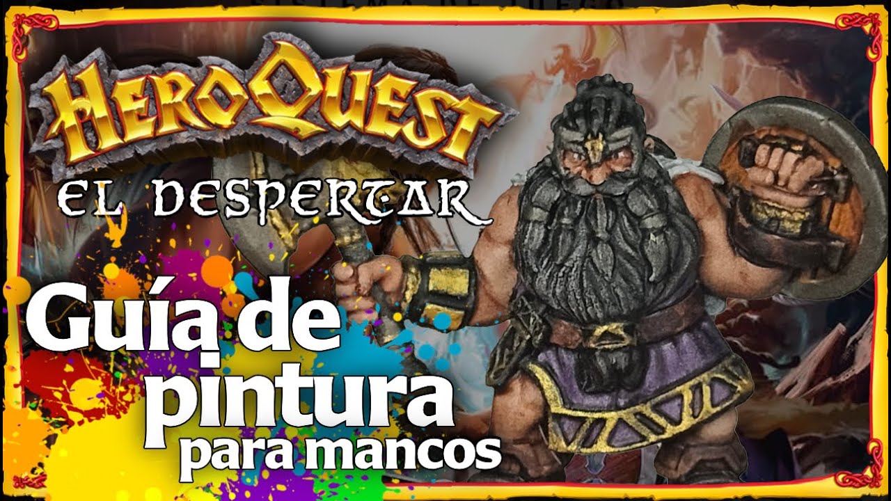 Pintando ENANO de HEROQUEST - Guía de pintura para mancos #heroquest #painting #paintingminiatures