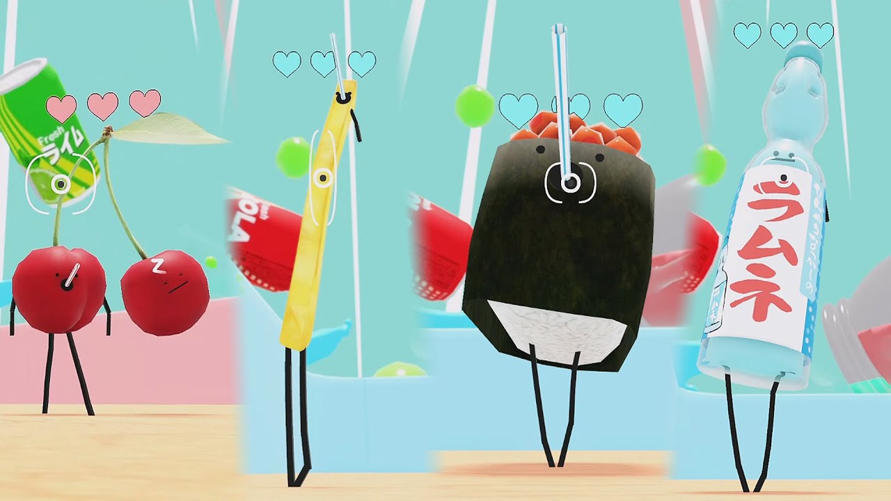 Juice Party with Cherry, French Fry, Ikura Sushi, Ramune in Secret Staycation [Roblox]