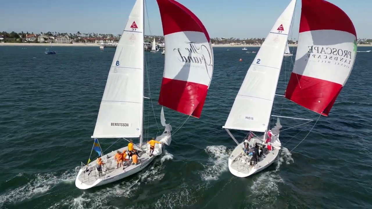 2023 Congressional Cup   F11M5   Weis v Berntsson downwind pass