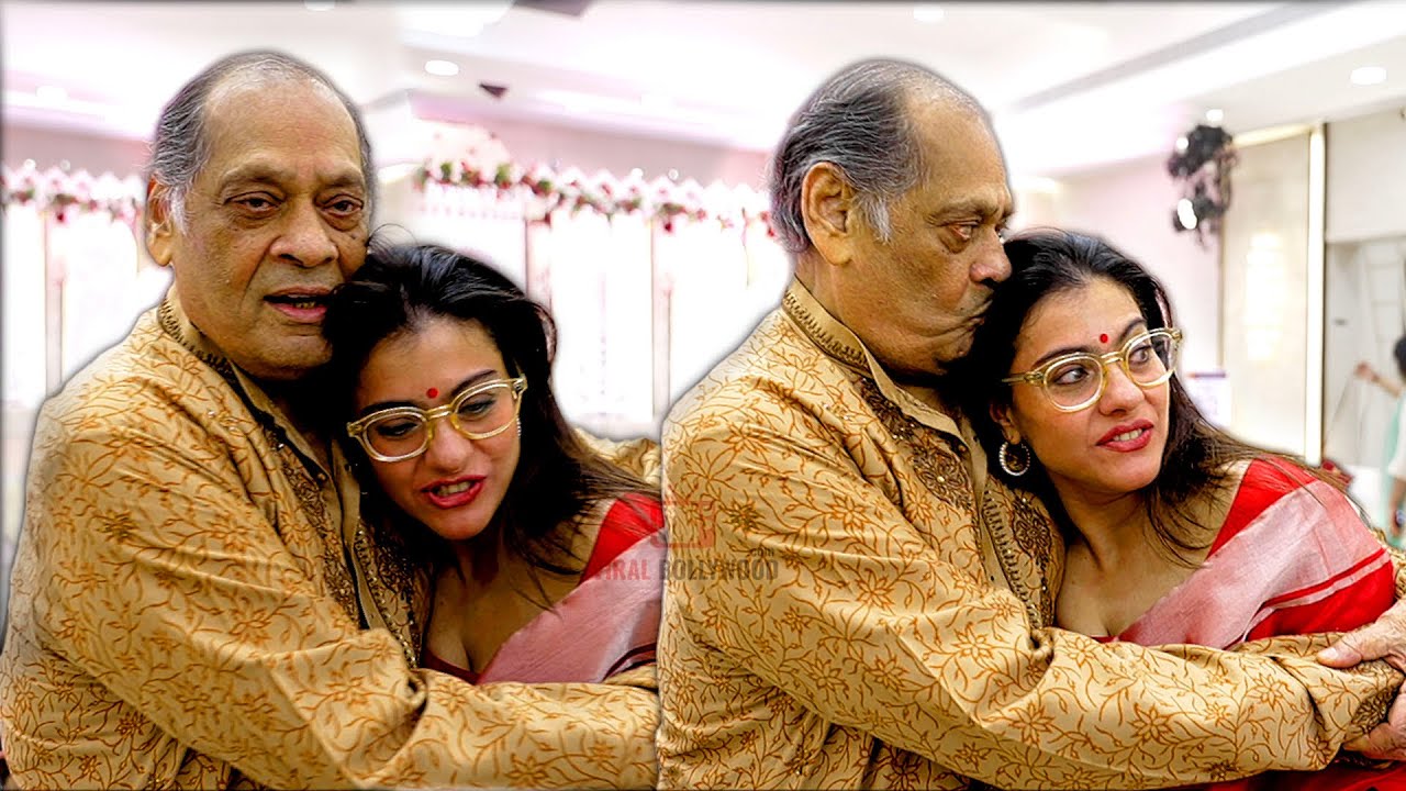 Kajol Devgn Meets Her Uncle And Leaves in Hurry From Durga Pooja | Is She Feeling Awkard In Saree