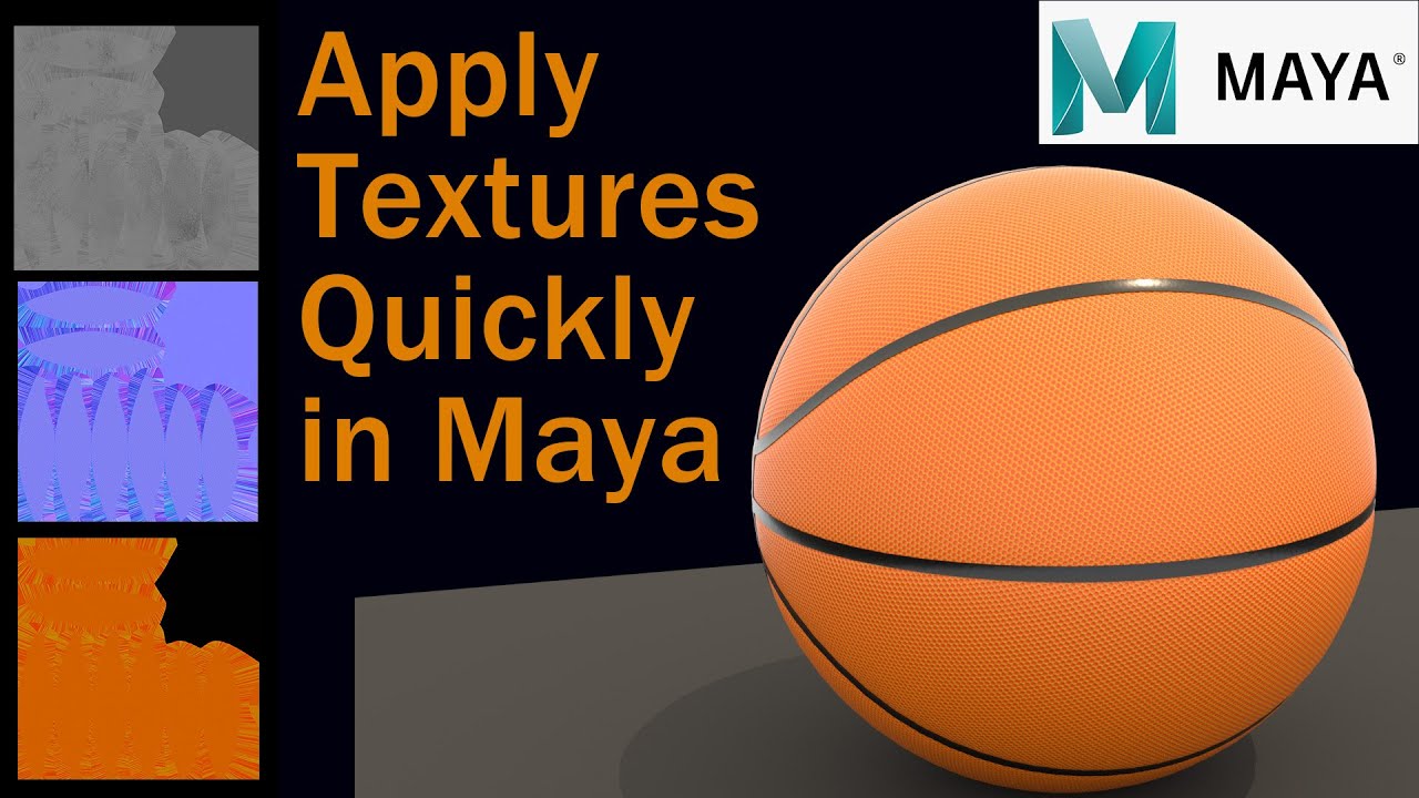 Как быстро применять текстуры в Maya