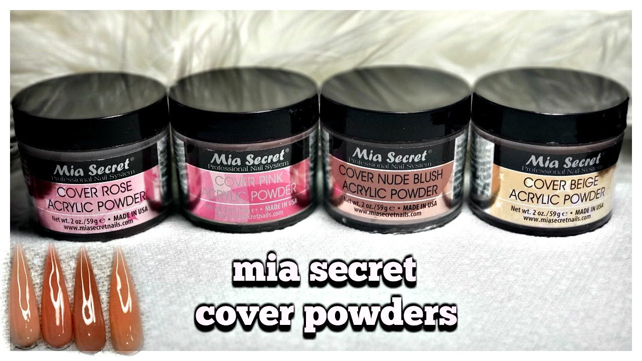 MIA SECRET COVER ACRYLIC SWATCHES
