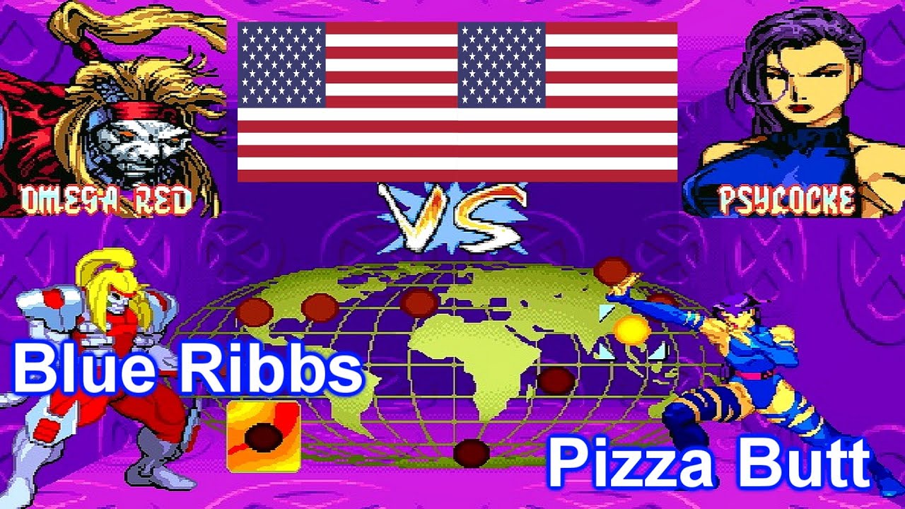 X-Men: Children of the Atom - Blue Ribbs vs Pizza Butt FT5
