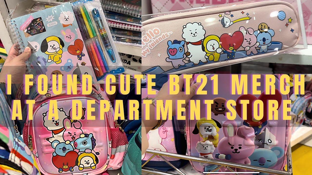 SPOTTED: Cute BT21 Merch at A Department Store #BTS #trending #kpop