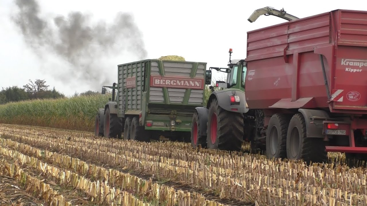 SOUND/ Maishäckseln/ Fendt 614 LSA, Fendt Favorit 822, 818, 515, Fendt Vario 930, Claas Jaguar 860