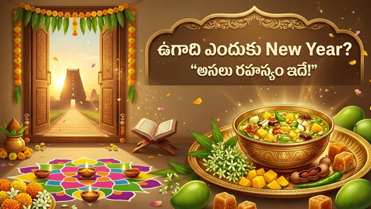 ఉగాది ఎందుకు New Year? | Ugadi Festival Meaning in Telugu | Telugu New Year Explained 