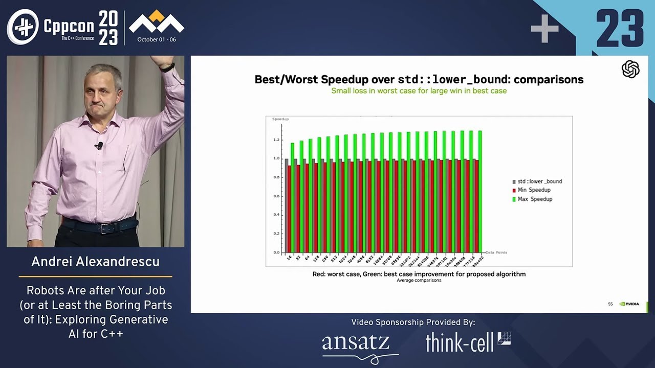 Robots Are After Your Job: Exploring Generative AI for C++ - Andrei Alexandrescu - CppCon 2023