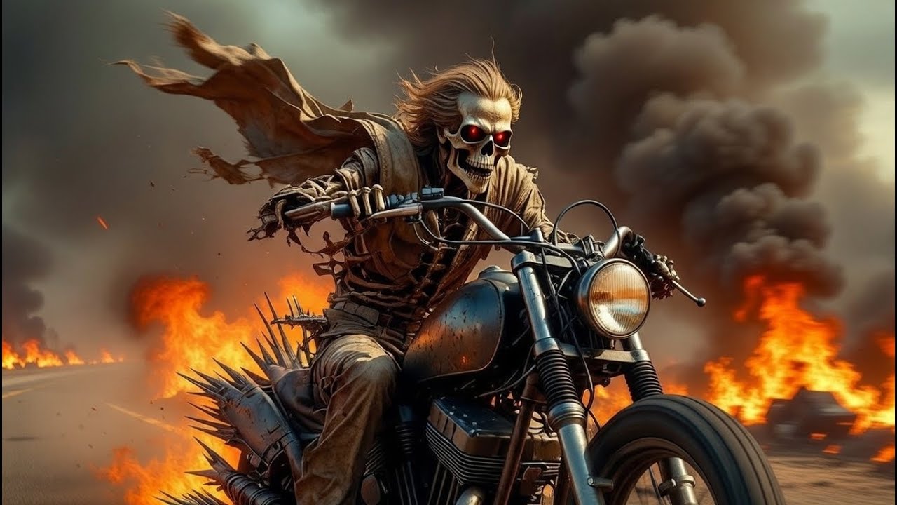 💀 Dark Country Outlaw | Orange Storm Horizon | No Mercy on This Road #darkcountry