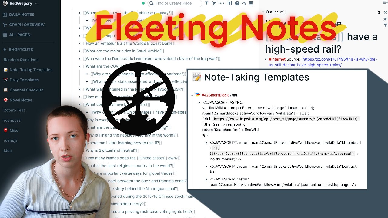 How I Process Fleeting Notes With Roam And Roam42 Smartblocks