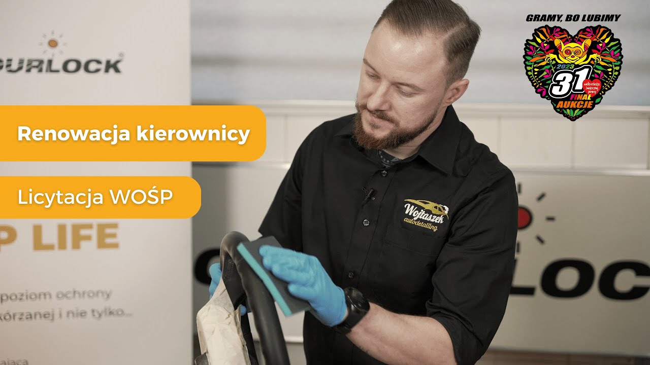 Renowacja kierownicy, gość specjalny | Licytacja WOŚP