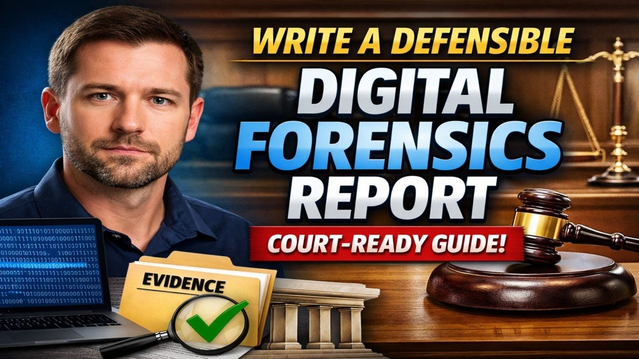 How to Write a Defensible Digital Forensics Report | Court-Ready Reporting Explained