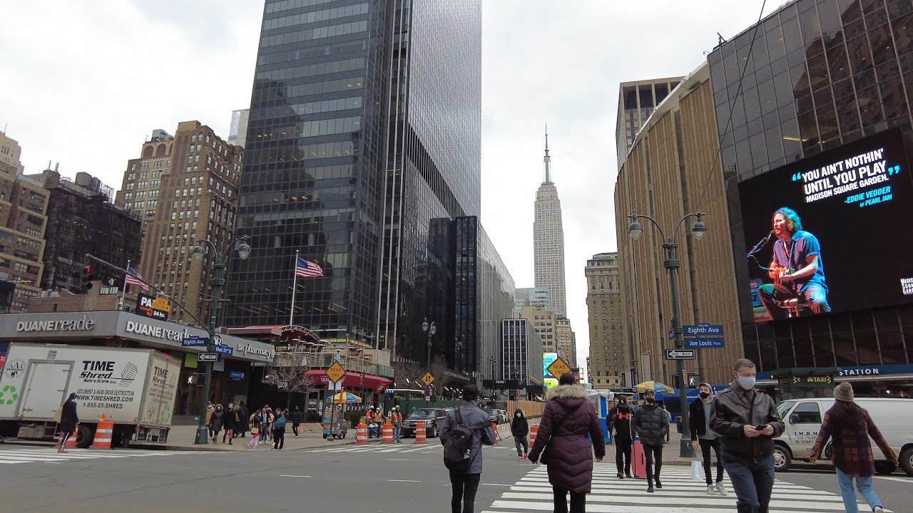 Walking NYC : Chelsea to Empire State Building (January 5, 2021)
