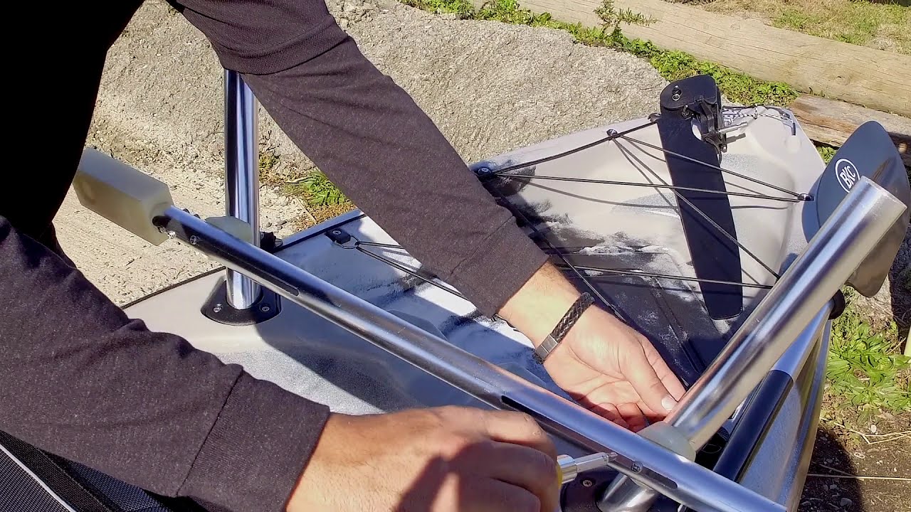 BKC Kayaks Setup Trolling Motor Mount