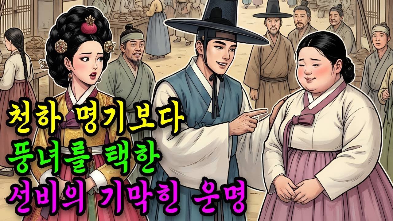 [야담열전] 천하 명기보다 뚱녀를 택한 선비의 기막힌 운명ㅣ야담, 설화, 민담, 전설, 옛날이야기, 수면동화, 전래동화