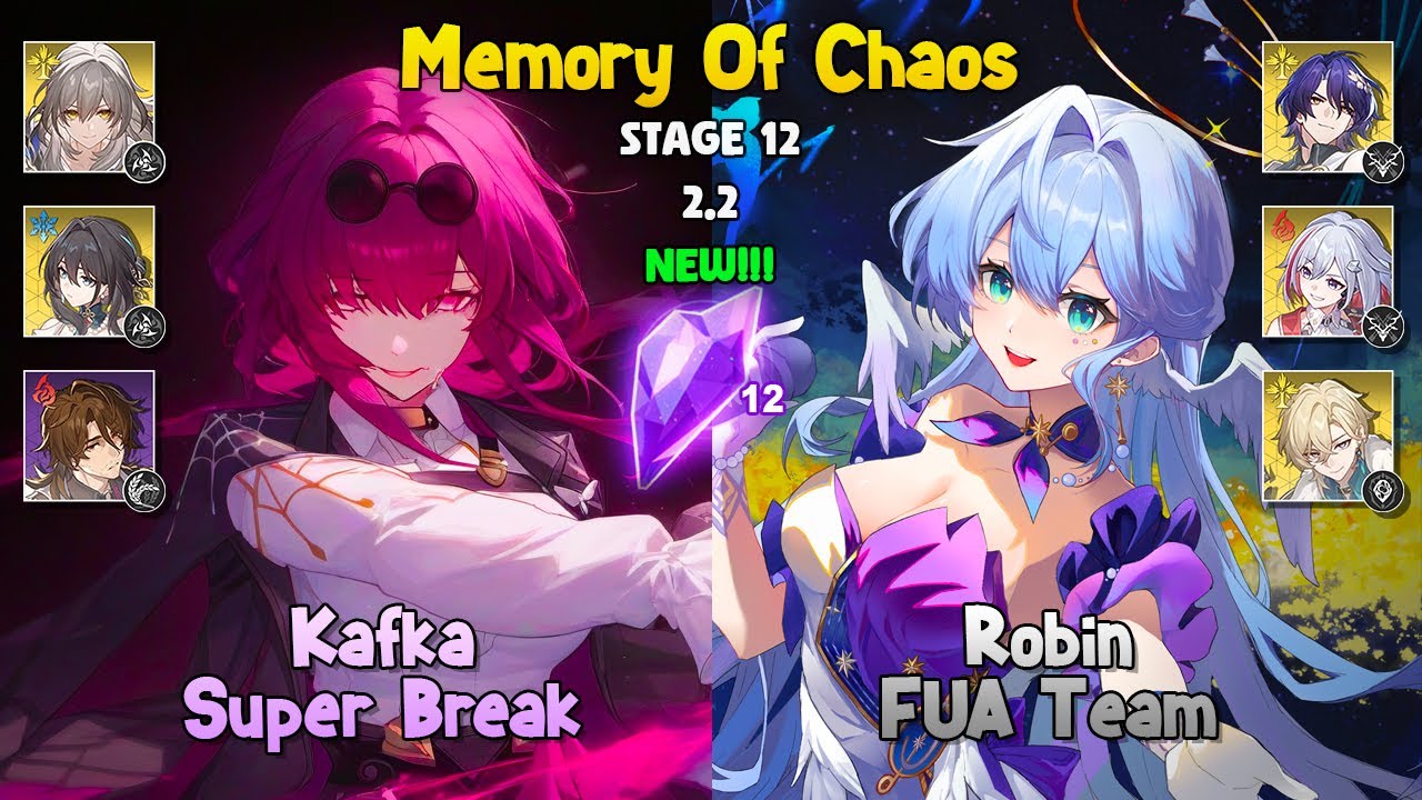 NEW MOC 12!!! - E0S1 Kafka Super Break & E0 Robin FUA Team - Honkai: Star Rail 2.2