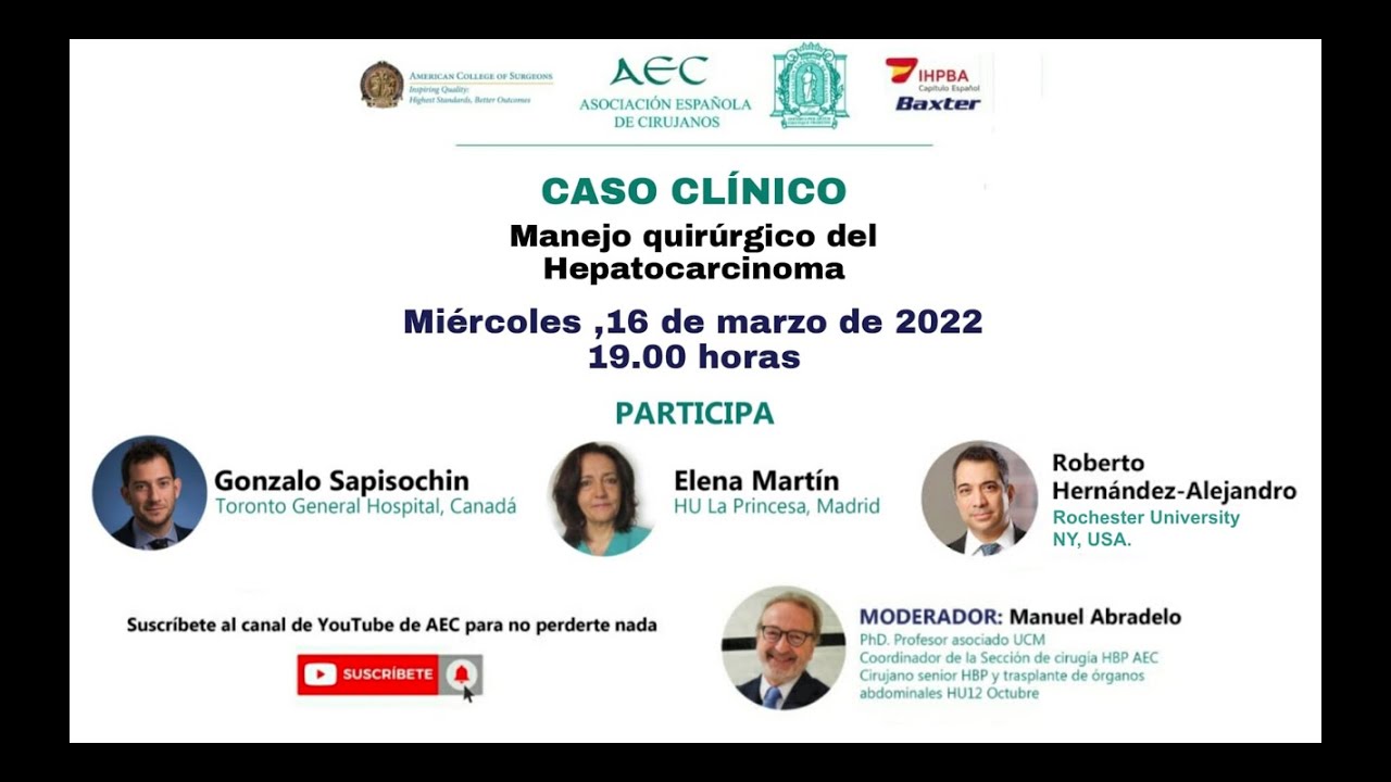 Caso Clínico | Manejo quirúrgico del Hepatocarcinoma