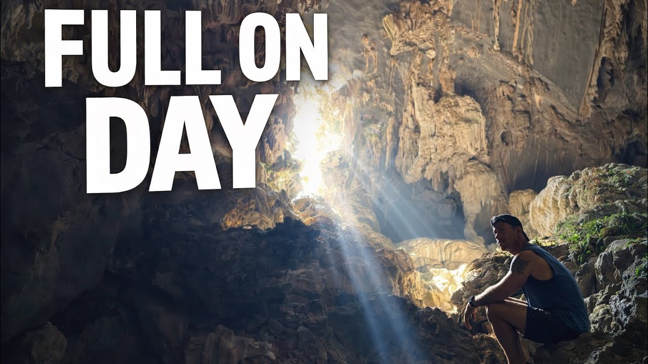 4 Caves, Mountain Biking & a Sunset Trek | Vang Vieng, Laos