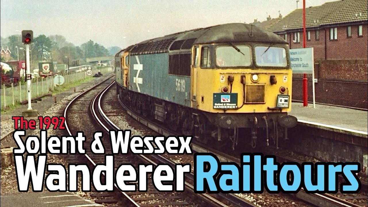 The 1992 Solent & Wessex Wanderer Railtours around Dorchester and Weymouth