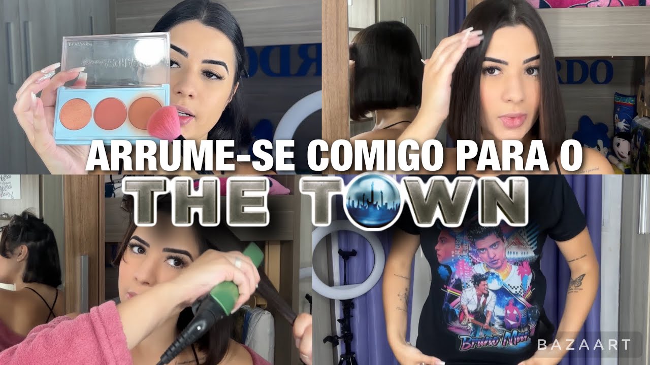 ARRUME-SE COMIGO PARA O THE TOWN ✨ cabelo, make & look