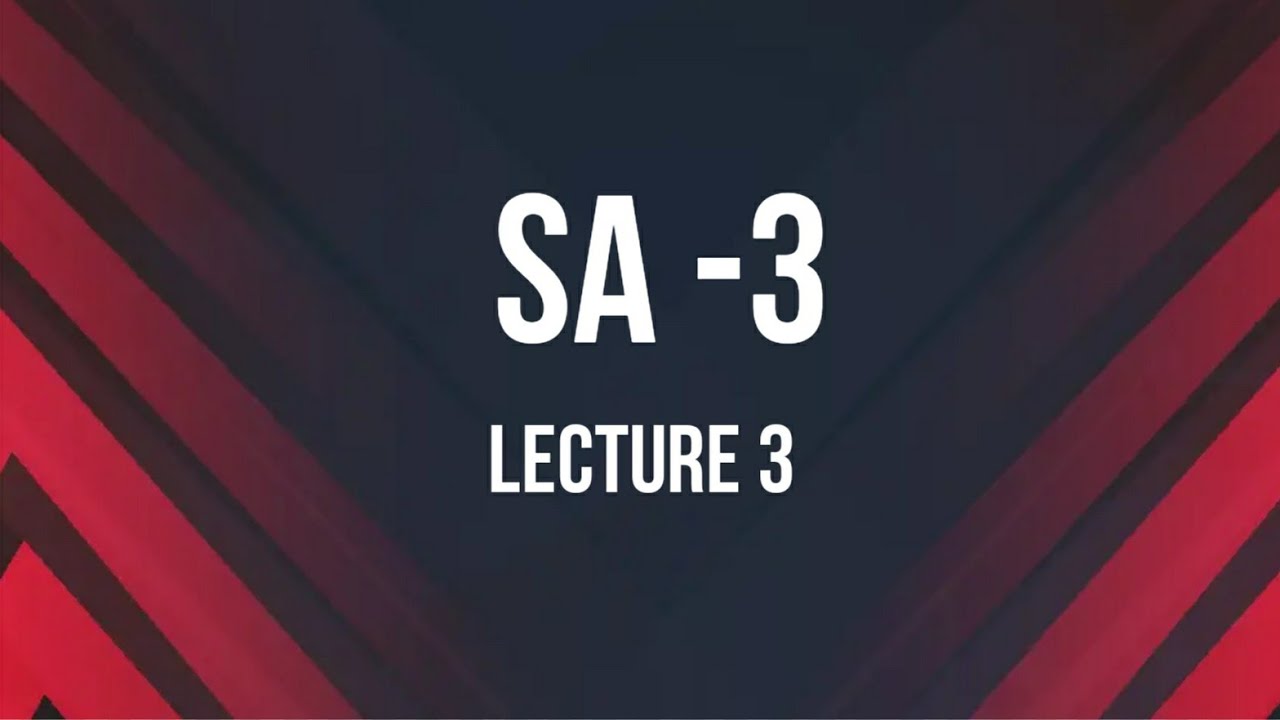 STRUCTURAL ANALYSIS III ,LECTURE 3- INTRODUCTION( Module 1)