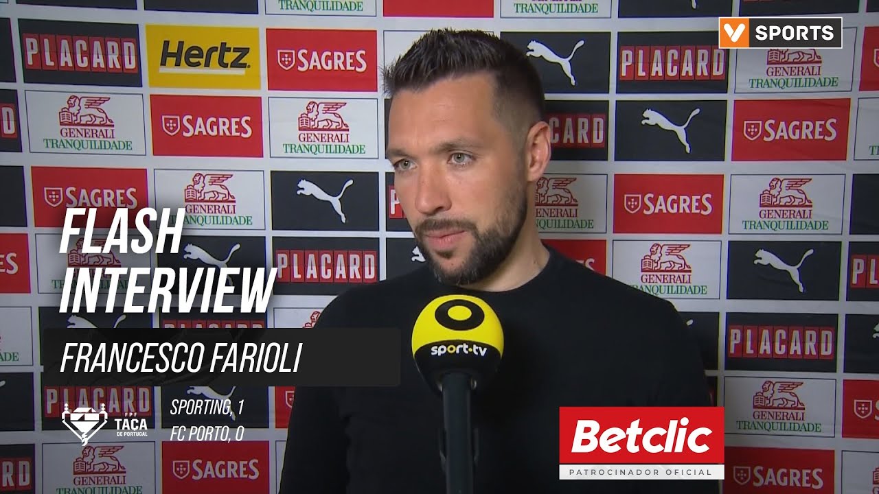 Ta&ccedil;a de Portugal (Meias-Finais) | Sporting 1-0 FC Porto: Flash Interview Francesco Farioli