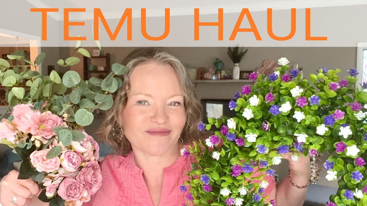 TEMU Floral, Greenery and Wreath Haul