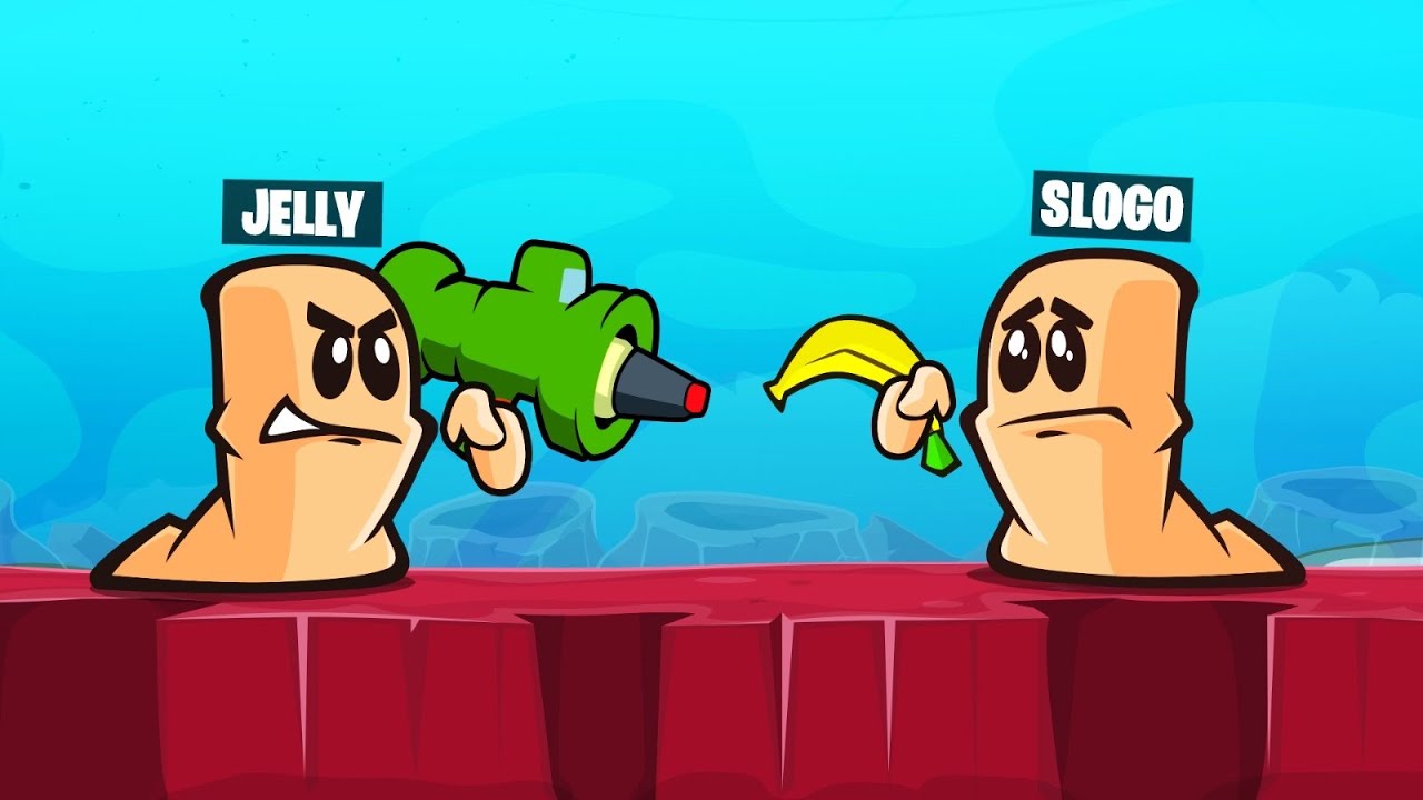 I Trolled SLOGO With A ROCKET LAUNCHER! (Worms)