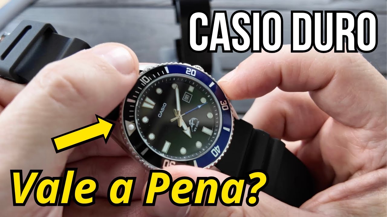 UNBOXING e REVIEW Casio Duro MDV-106B Batman (Bezel Preto e Azul) | Vale a pena?