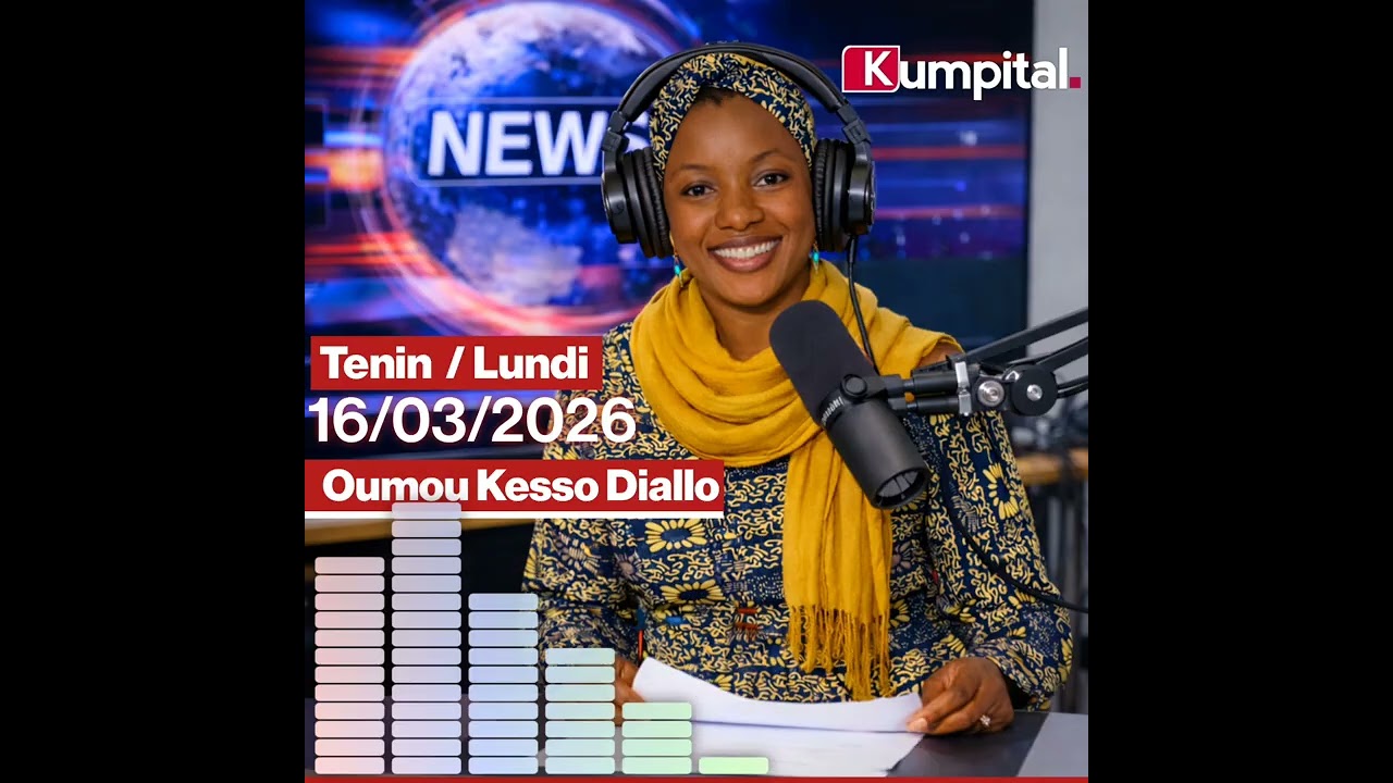🎙🎧 L'actualité 🇬🇳 du Lundi 16 Mars 2026 avec Oumou Kesso  𝗗𝗜𝗔𝗟𝗟𝗢