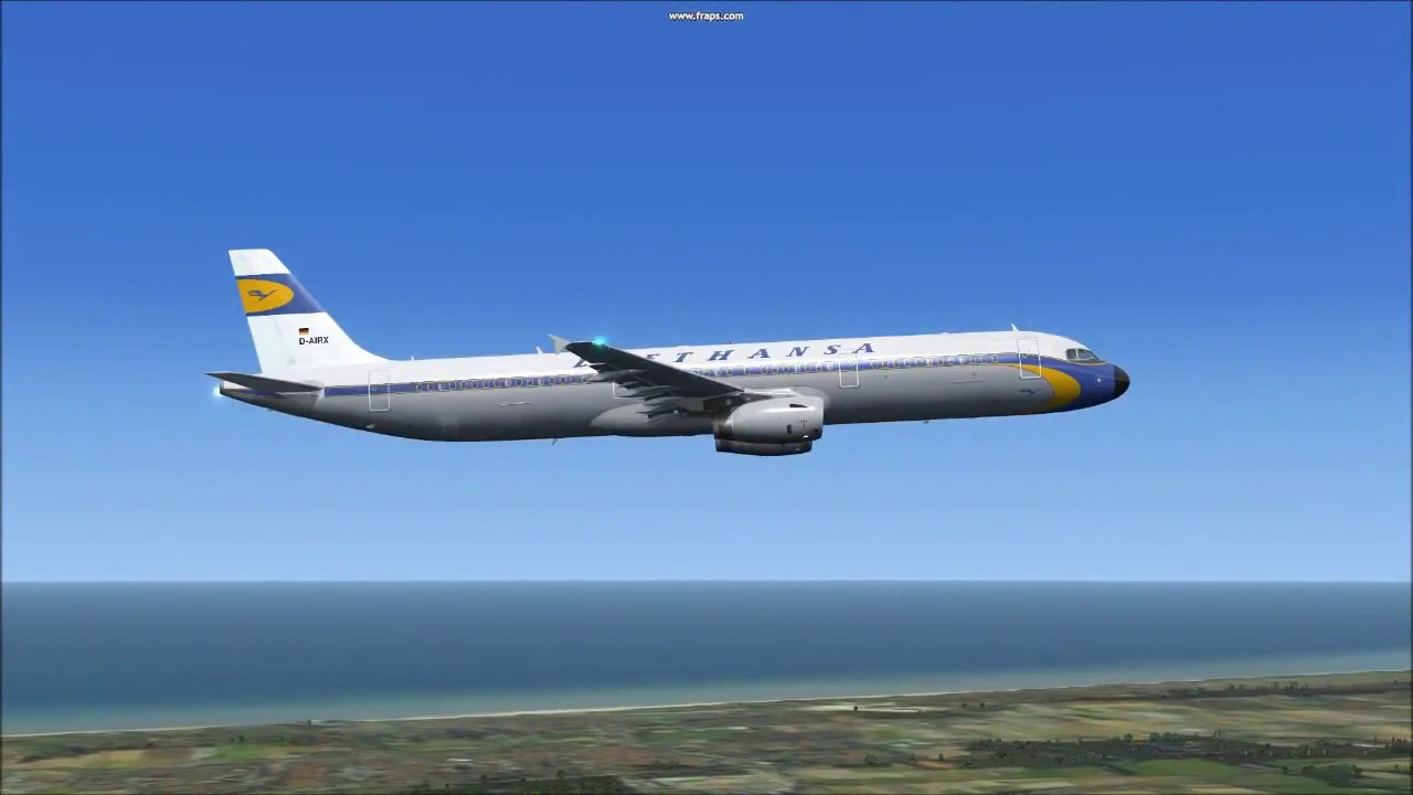 HD Project Airbus A321 Lufthansa retro