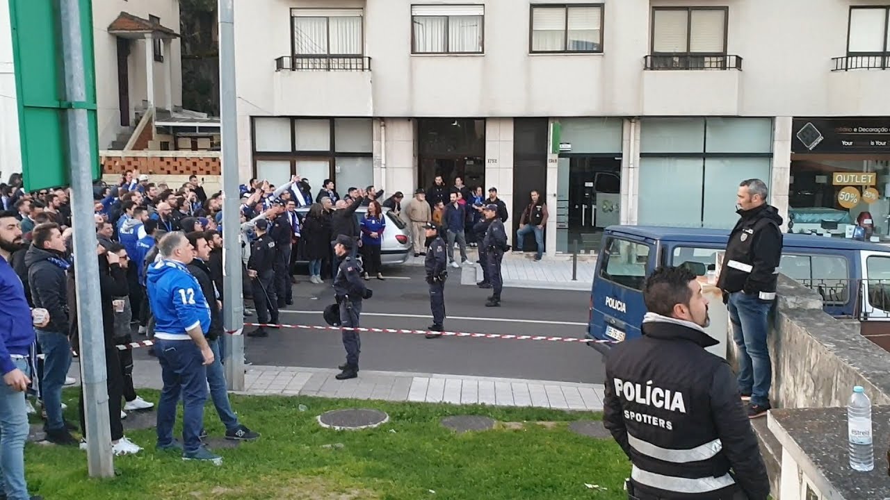 TEMI PELA VIDA! Passei pelos adeptos Porto! Cortejo Benfica pré e pós jogo Porto x Benfica