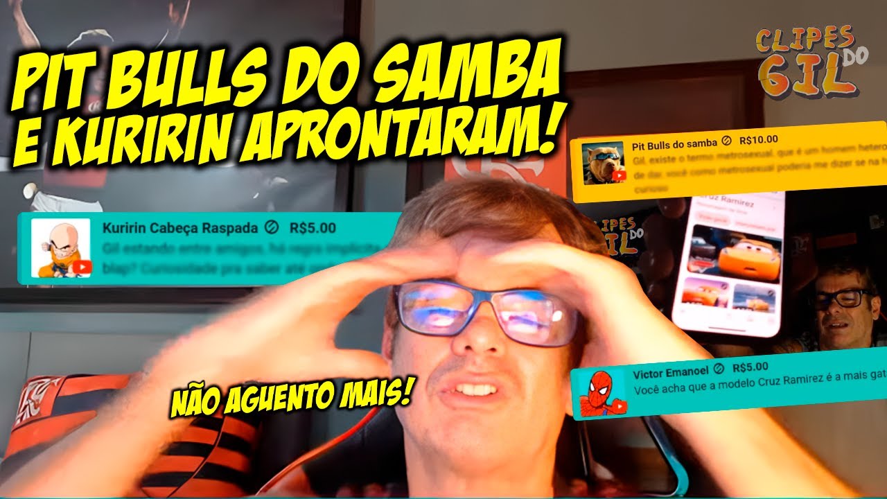 FERNANDO GIL NÃO AGUENTA MAIS O PIT BULLS DO SAMBA E KURIRIN!