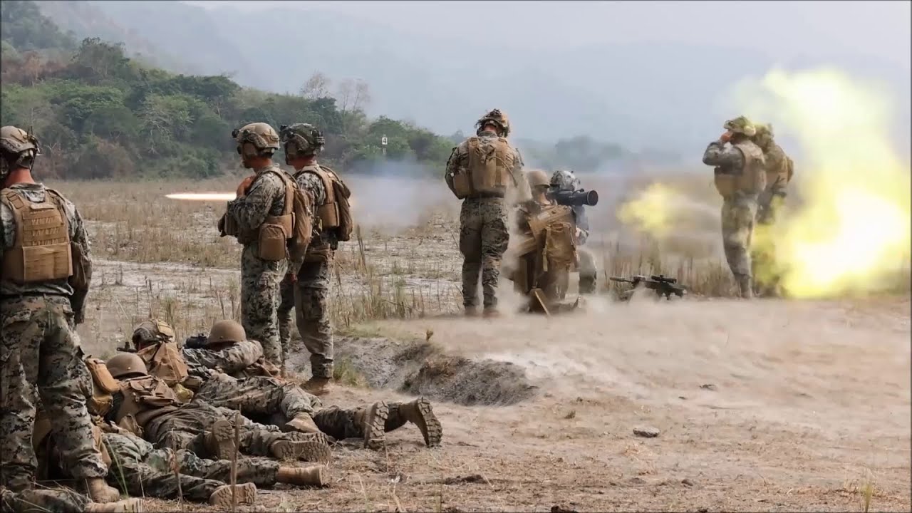 Marines Conduct SMAW Rocket Demonstration