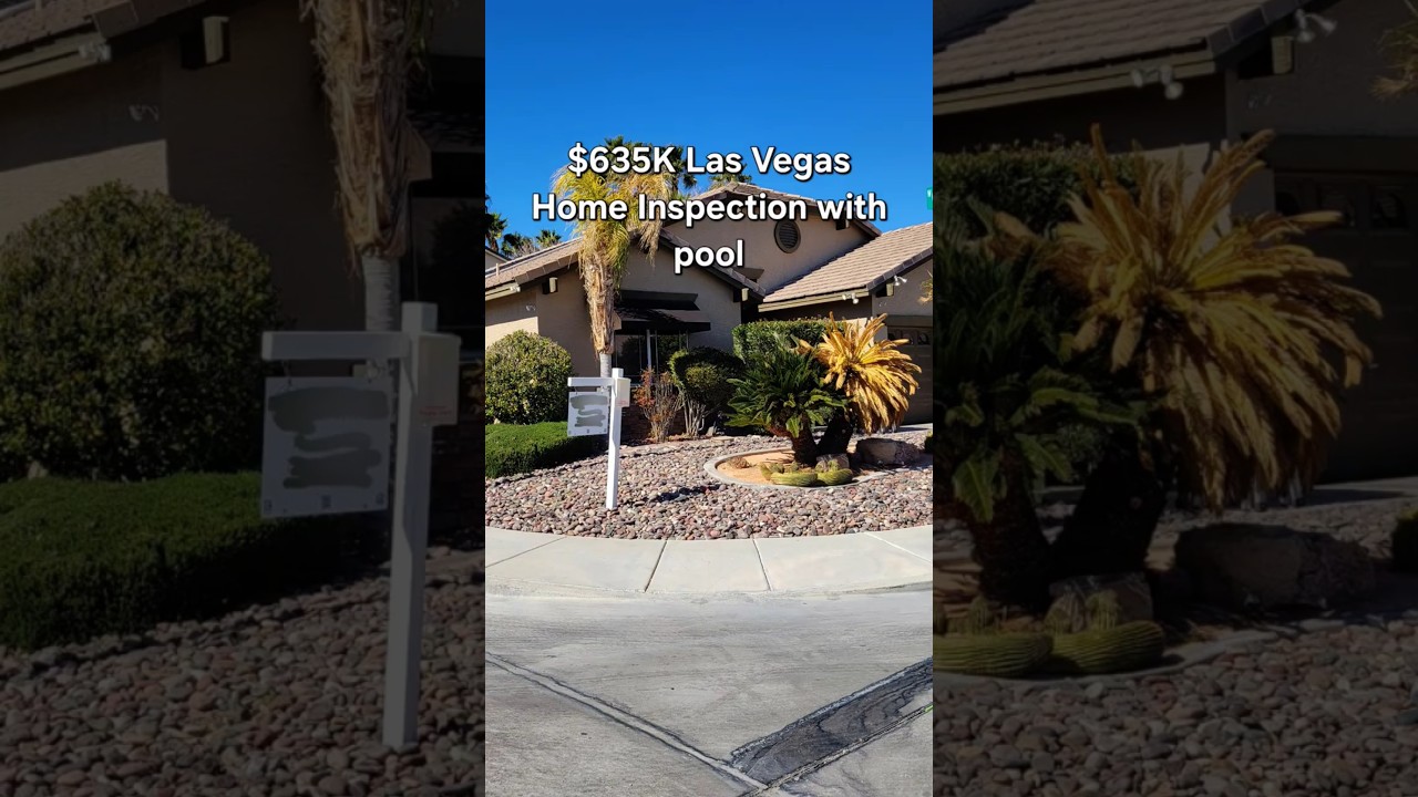 $635K Las Vegas Home Inspection With Pool #homeinspection  #firsttimehomebuyer #lasvegasrealestate