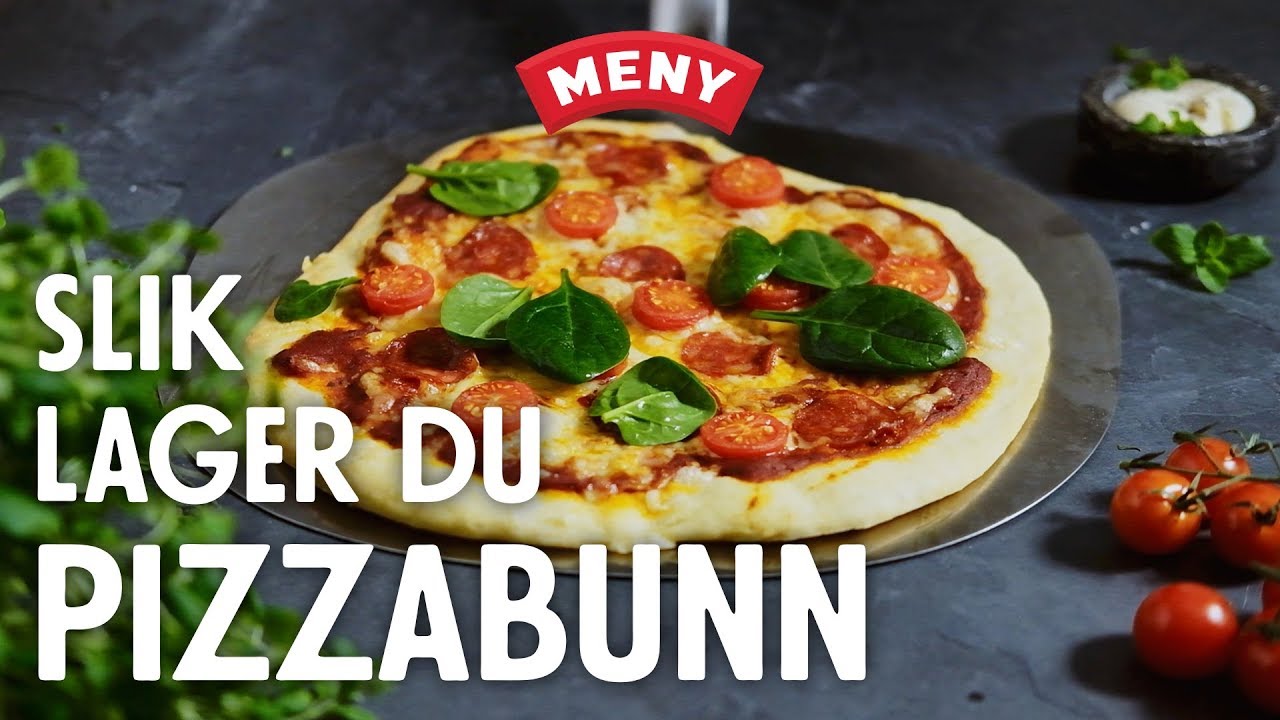 Enkel oppskrift p&aring; hjemmelaget italiensk pizzabunn
