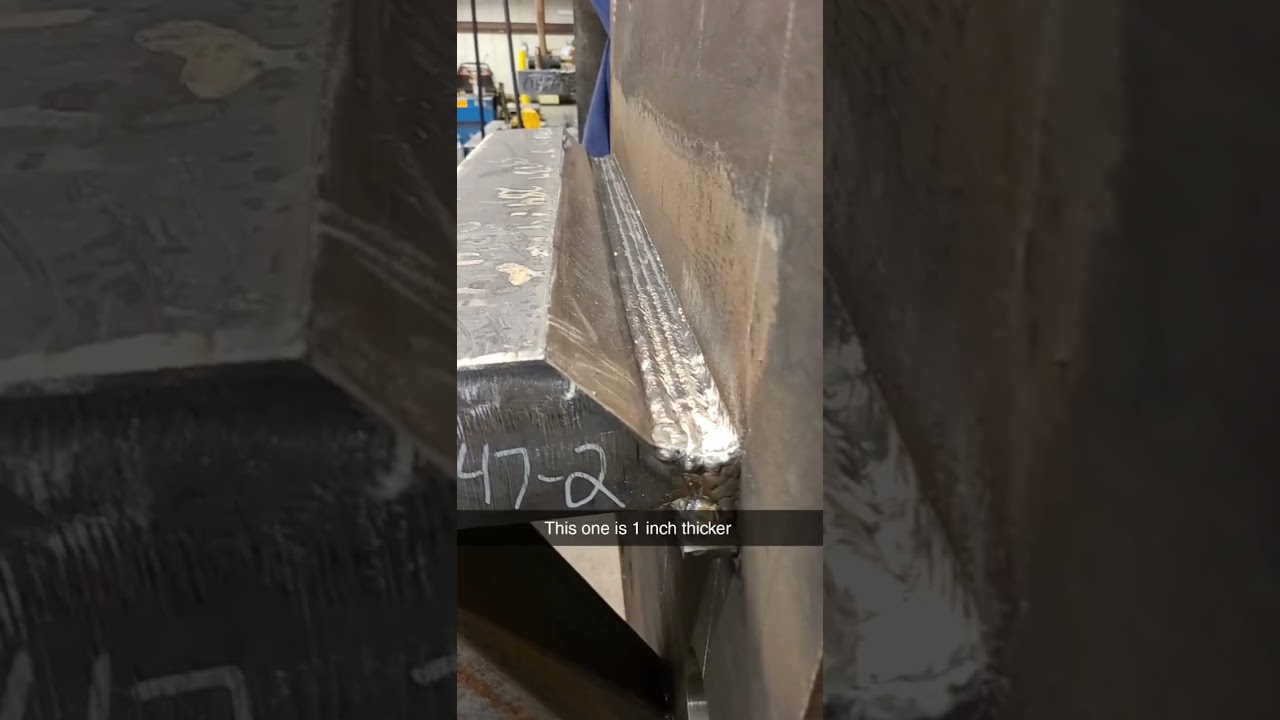 Hundreds Of Full Pen Weld Passes For This Support Colum For A Skyscraper 😱🙌