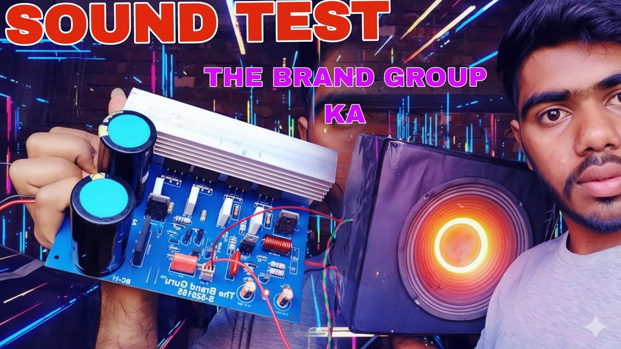 The brain group sound test mono board 14-0-14 3MPR BASS